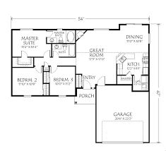 Bedroom 1 & 2 is located at the rear side of the house with sliding doors opening to. Pin By Cassie Williams On Houses Single Level House Plans One Storey House House Plans Farmhouse