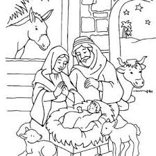 Scenery Of Nativity In Jesus Christ Coloring Page Color Luna Nativity Coloring Pages Nativity Coloring Jesus Coloring Pages