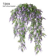 20 helwig st., berea, oh 44017. Artificial Lavender Garland Simulation Floral Vine Home Office Plastic Fake Flower Rattan Purple Walmart Com Walmart Com