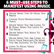 I'm working on my manifesto. Using Music To Manifest How To Get Powerful Manifestation Results