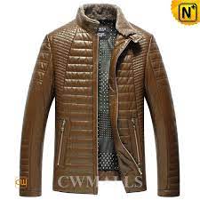 Mens Down Jacket With Fur Collar Cw846055 Leather Jacket Men Leather Jacket Outfit Men Jackets Men Fashion