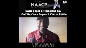 Verified by english speaking experts. Naacp Image Awards Swizz Beatz Timbaland Say Oohwee To A Beyonce Verzuz