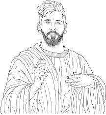 Messi Sagrado Super Saiyajin Dios On Behance Messi Coloring Pages Pencil Drawing Images