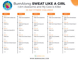 Also, this app can synchronize with burned calorie data on google fit. 30 Day Fitness Challenge From Sweat Like A Girl