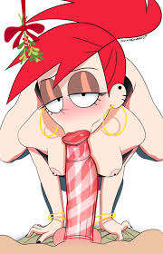 Frankie Foster giving a kiss under the mistletoe (Incogneato) [Fosters  Home for Imaginary Friends] : rrule34