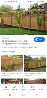 A fence serves multiple purposes. Pin By Kelly Mcmann On Fences Fence Design Privacy Fence Designs Backyard
