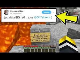 Rank, server, players, status, tags. Creepers Edge Raided My New Base First Reaction Minecraft Factions 415 Minecraft Server Video Page