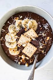 Cremiger Schokopudding Porridge Oats And Crumbs Rezept In 2020 Schokopudding Essen Und Trinken Kochen Und Backen