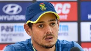 De kock has been handed a tough first assignment against eoin morgan's world cup winners, with strike bowlers kagiso rabada and dale. Happy To Captain South Africa In Tests Until Right Candidate Is Found Says Quinton De Kock Cricket News India Tv