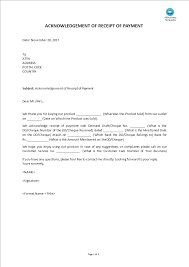 Acknowledgement Letter Example Templates At Allbusinesstemplates Com