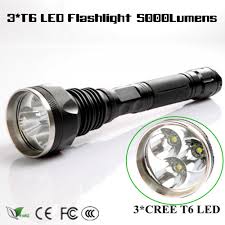 Led 5000 Lumen Lampe De Poche 3 Sanyi Xm L T6 Led Ampoules 5