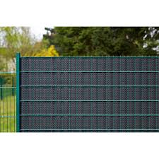 Kunststoff Sichtschutzstreifen Polyrattan Anthrazit 255 Cm X 19 Cm Kaufen Bei Obi