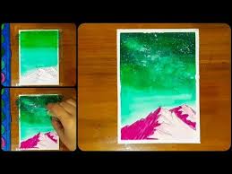 Naturalis aliran yang bisa menggambarkan tulip mawar dan bunga sakura ataupun burung crayon corak contoh digambar dan realisme dengan pensil di buku pengertiannya dari warna. Daily Challenge 3 Melukis Galaxy Mountains Dengan Giotto Watercolor Watercolor Tutorial Youtube Lukisan Cat Air Lukisan Cat Air