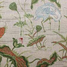 All sales are final unless damaged. Lovebird Oriental Drapery Fabric In Color Linen 110loli Buyfabrics Com Discount Fabric Online Fabric Decor Fabric Wallpaper