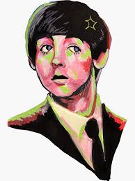 Beatles Fanart Stickers for Sale