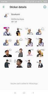 Whatsapp+ plus whatsapp modifiye edilmiş apk dosyasıdır. Stiker Gus Azmi Wastickerapp For Android Apk Download