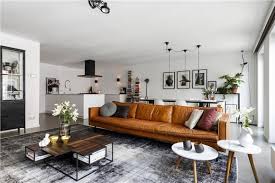 I Love How Big This Leather Couch Is Looks So Comfy Colour Combo Is Perfect Black White And Interior Design Living Room Living Room Designs Apartment Decor