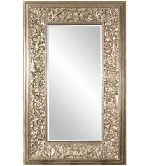Make an impression with modern mirrors in your foyer, bedroom or dining space. Howard Elliott Collection 43151 Emperor 95 X 58 Inch Silver Floor Mirror