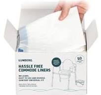 Commode Liners. Durable & Easy to Use | Lunderg