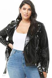Plus Size Faux Patent Leather Moto Jacket Forever 21 In 2021 Womens Moto Jacket Jackets Leather Moto Jacket
