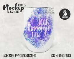 Download Dye Sublimation 12 Oz Wine Tumbler Full Wrap Mockup Add Your Own Image And Background Photography Color Trustalchemy Com