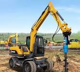 Chinese New 7 Ton 8 Ton 10 Ton Digger Excavator Wheeled with ...