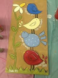 Bird Canvas Painting Bird Paintings On Canvas Whimsical Art Decorative Painting