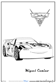 Coloriages Cars 2 Miguel Camino Cars2 Coloriages Les Bagnoles 2