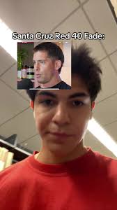 Bros wearing a Red 40 shirt 😭💀🙏 #fyp #fypage #santacruz #taperfade  #medicinals #foryou #viral #funny