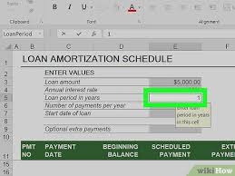 How To Prepare Amortization Schedule In Excel With Pictures