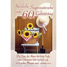 Segenswunsche Zum 60 Geburtstag Vivat De