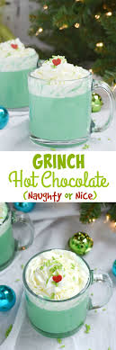 Grinch Hot Chocolate Recipe Christmas Snacks Hot Chocolate Recipes Christmas Food