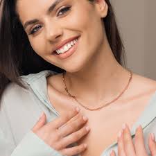 Gold Paperclip Necklace by Emivia