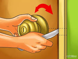 Only pick locks you own or have permission to pick. How To Open A Door With A Knife 6 Steps With Pictures Wikihow