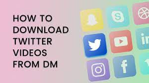 How to download Twitter videos from direct messages?
