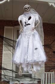 What To Do With Your Old Wedding Dress Ha Ha Vintage Halloween Decorations Halloween Wedding Dresses Halloween Skeletons
