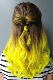 Black And Yellow Hair Color Bohemian Hairstyles Are Worth Mastering Because They Are Creative Pretty And So Wild We Have A Super Hairstyles F Yellow Hair Dye Hair Styles Cool Hair Color