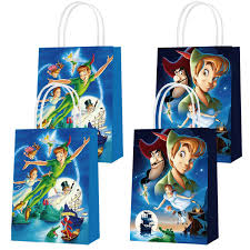 Merlinae 16 Pcs Pan of Peter Gift Bags,Party Favor Bags for Pan of Peter  Theme