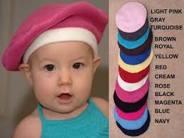 Kids French Beret, CHOOSE COLOR, Fleece Hat, Christmas, Valentines, Winter  Baby Hat, Toddler Hat, Paris Birthday, Outer Wear, Photo Prop