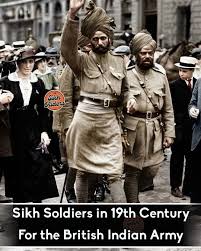 Sikh, Punjabi, and Indian soldiers ...