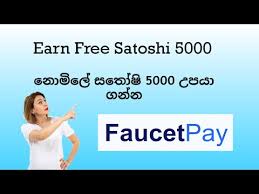 These days, we're in a race where everyone wants to hold as. Earn Free Satoshi 5000 Sinhala Faucetpay Bitcoin Ox Cmb Newbieto Additional Income Opportunity