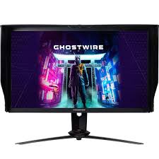 Press in and hold the joystick button on the back of the monitor for 5 seconds. Acer Predator Xb273k Gp 27 4k Ips 1ms 120hz Ips Gaming Monitor Computer Lounge