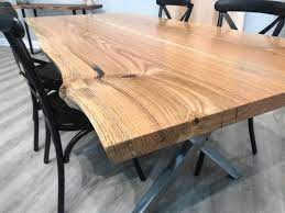 Rated 4.5 out of 5 stars. Shenandoah Live Edgered Oak Dining Table 7 Pathway Tables