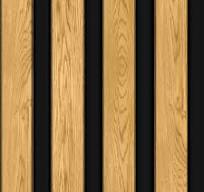 PANEL ŚCIENNY 3D LAMELA MDF NA FILCU DĄB SARAGOSSA