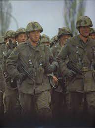 The moleskin suit of the bundeswehr that's shown here was used as far back as the 1990s. Pin On Military 1970 1980