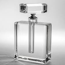 Rectangular bottles made of moulded glass. Rectangular Glass Perfume Bottle