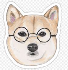 Shiba Inu With Oversized Round Glasses Sticker By Namibear Shiba Inu Glasses Dog Cute Shiba Inu Puppy Patter Png Image With Transparent Background Toppng This super cute doggy collection is great for cards, scrapbooking or any digital project you like to.