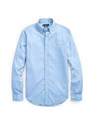 ralph lauren polo slim fit beach twill shirt in spinnaker blue modesens
