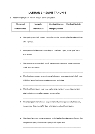 Nota istilah dan definisi sains ini bolehlah anda gunakan. Sains Tahun 4 Kemahiran Saintifik Interactive Worksheet