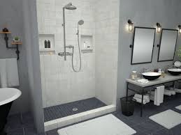 Ecoflow® water saving shower heads. Redi Base Shower Pan 42 X 60 Center Drain Single Curb